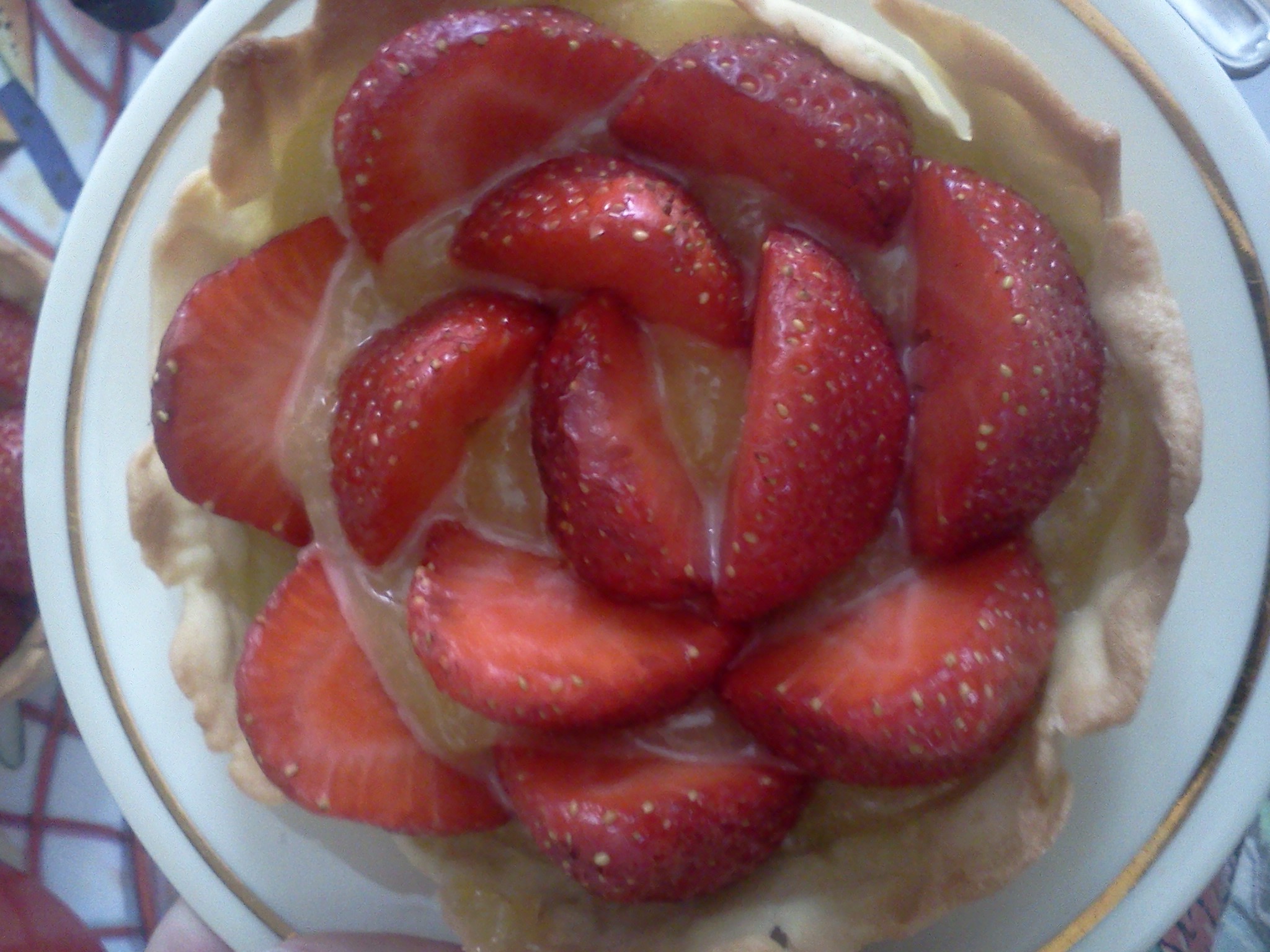 Tarte aux fraises